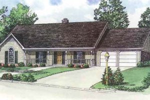 Traditional Exterior - Front Elevation Plan #16-152