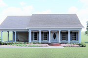 Cottage Style House Plan - 2 Beds 1.5 Baths 1152 Sq/Ft Plan #44-149 