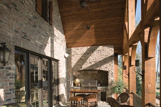 Exterior - Other Elevation for European House Plan #453-56 - 3 bed, 4 bath