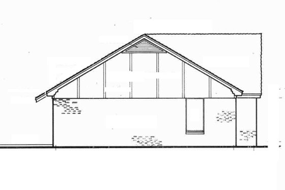 Exterior - Other Elevation 1 House Plan #45-220 - 3 bed, 1 bath