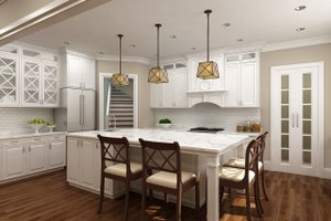 Interior - Kitchen 1 for European House Plan #119-427 - 3 bed, 2.5 bath