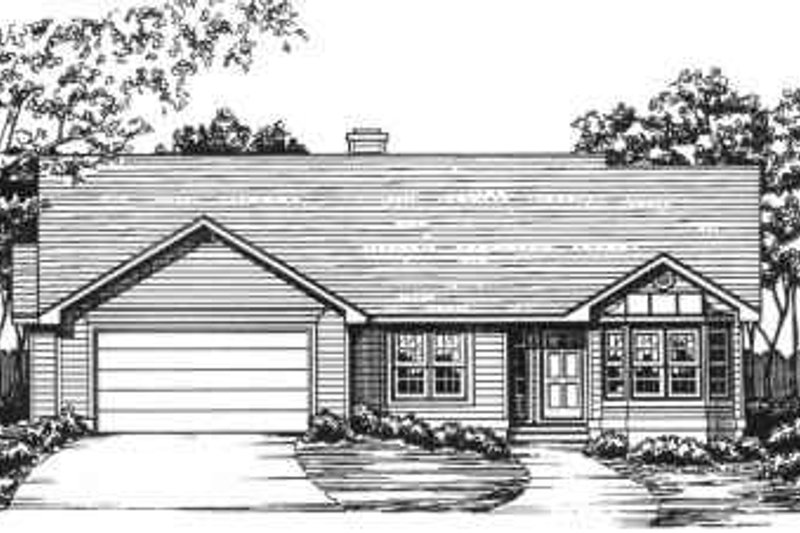 Traditional Style House Plan - 3 Beds 2 Baths 1775 Sq/Ft Plan #30-154