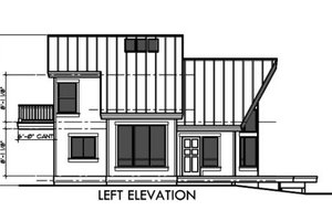 Exterior - Other Elevation for Contemporary House Plan #303-334 - 2 bed, 2 bath