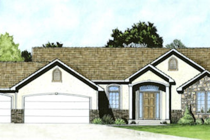 House Design - Traditional Exterior - Front Elevation Plan #58-163