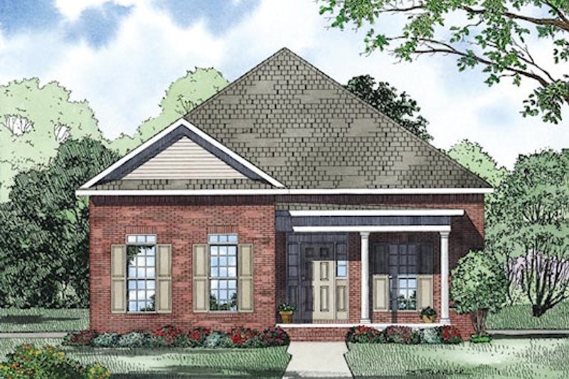 Dream House Plan - Exterior - Other Elevation for Traditional House Plan #17-2421 - 3 bed, 2 bath