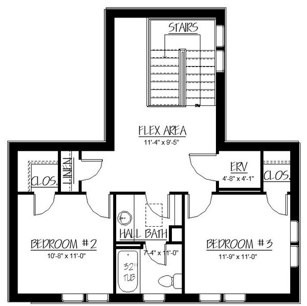 Home Plan - Craftsman Floor Plan - Upper Floor Plan #895-83
