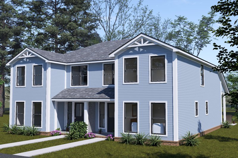 Architectural House Design - Exterior - Other Elevation 1 for Traditional House Plan #513-2458 - 3 bed, 2 bath