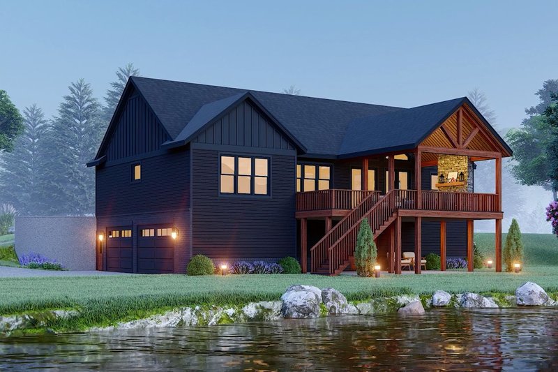 House Plan Design - Photo 2 for Contemporary House Plan #932-953 - 3 bed, 2.5 bath