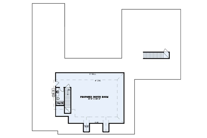 Dream House Plan - Floor Plan - Upper Floor for Traditional House Plan #17-2001 - 4 bed, 5 bath