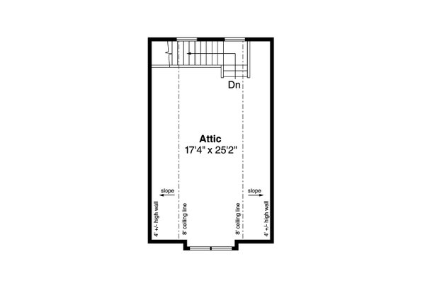Craftsman Floor Plan - Upper Floor Plan #124-933