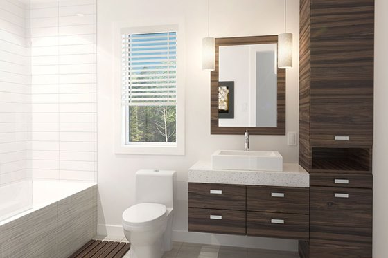Interior - Bathroom for Contemporary House Plan #23-2612 - 3 bed, 1.5 bath