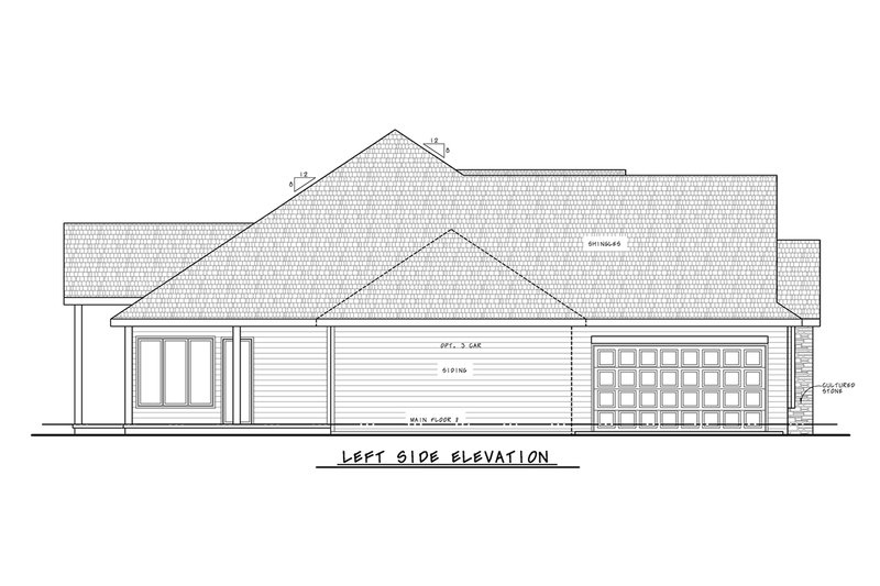 Home Plan - Exterior - Other Elevation for Craftsman House Plan #20-2494 - 3 bed, 2.5 bath