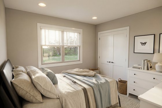 Interior - Bedroom 1 for Farmhouse House Plan #51-1518 - 4 bed, 2.5 bath