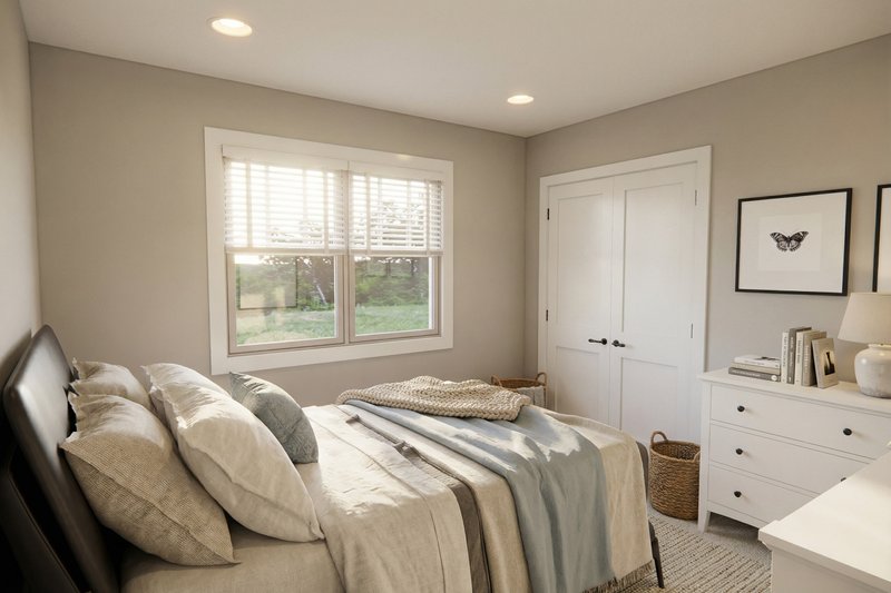 House Design - Interior - Bedroom 1 for Farmhouse House Plan #51-1518 - 4 bed, 2.5 bath