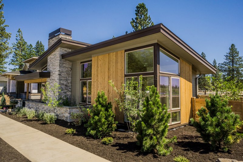 Home Plan - Exterior - Front Elevation 5 for Modern House Plan #895-60 - 3 bed, 2 bath