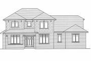 Traditional Style House Plan - 4 Beds 3.5 Baths 2697 Sq/Ft Plan #46-521 