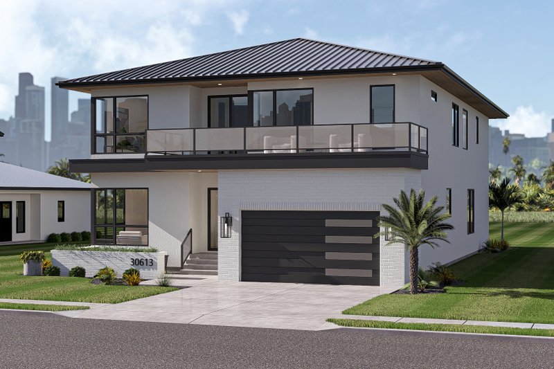 Home Plan - Exterior - Other Elevation 1 for Modern House Plan #455-821 - 4 bed, 4 bath
