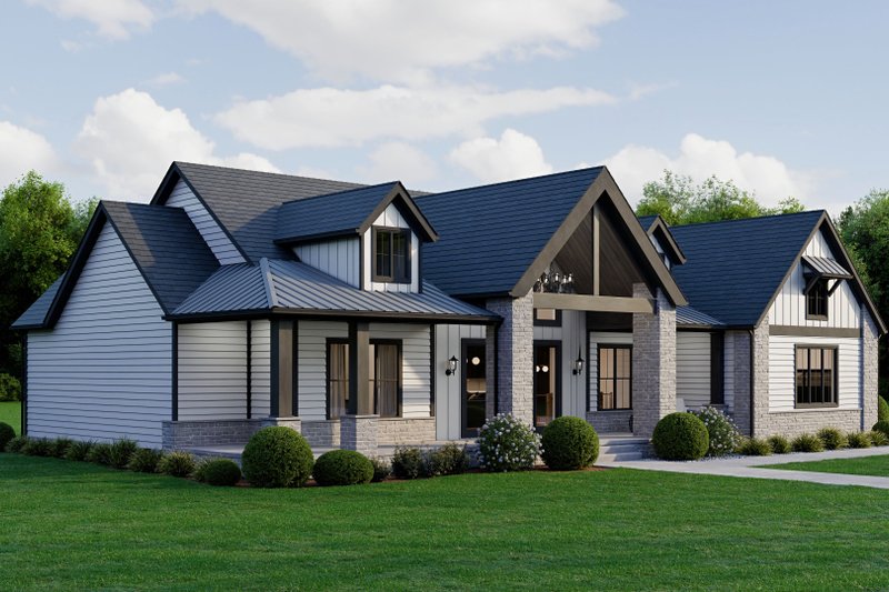 Dream House Plan - Exterior - Front Elevation 6 for Craftsman House Plan #1089-68 - 3 bed, 4.5 bath