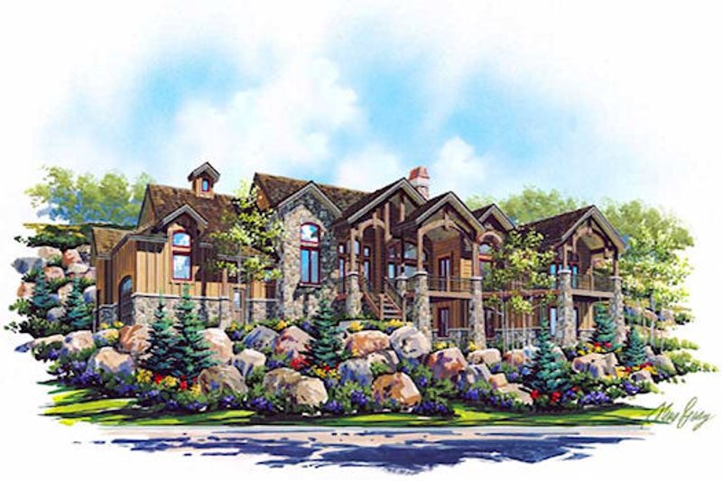 Dream House Plan - Traditional Exterior - Front Elevation Plan #5-331