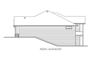 Exterior - Other Elevation 1 for Farmhouse House Plan #1100-47 - 3 bed, 2 bath