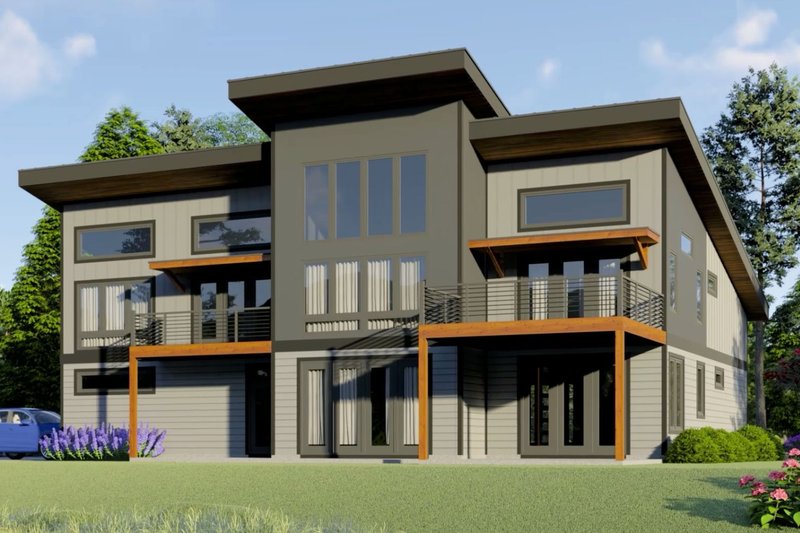 Architectural House Design - Modern Photo Plan #932-612