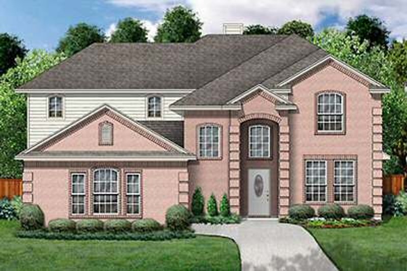 Dream House Plan - Traditional Exterior - Front Elevation Plan #84-272