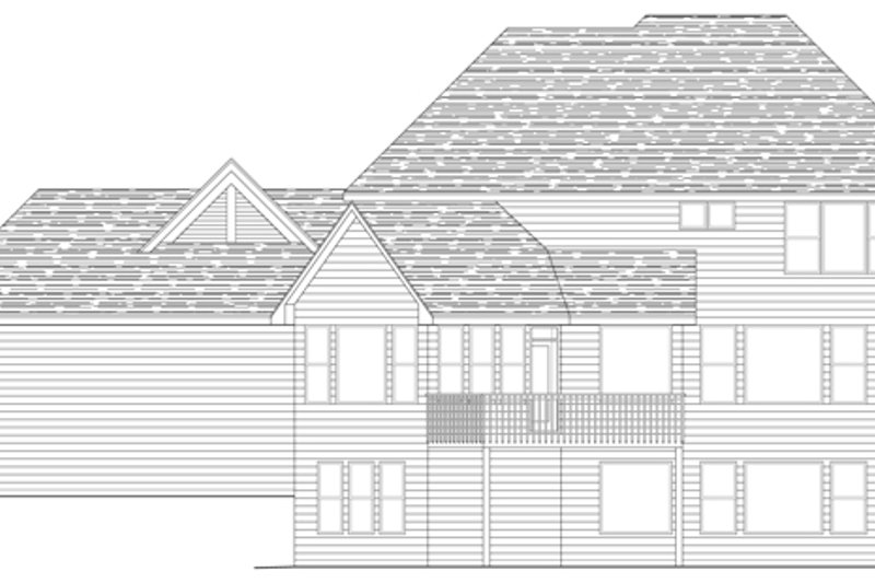 Craftsman Style House Plan - 4 Beds 2.5 Baths 3074 Sq/Ft Plan #51-443 ...