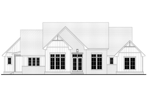 Exterior - Front Elevation 8 for Farmhouse House Plan #430-334 - 4 bed, 3.5 bath
