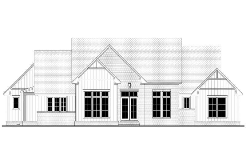 House Blueprint - Exterior - Front Elevation 8 for Farmhouse House Plan #430-334 - 4 bed, 3.5 bath