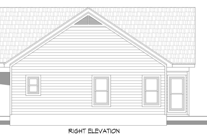 Home Plan - Exterior - Other Elevation 1 for Country House Plan #932-592 - 2 bed, 2 bath