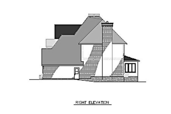Exterior - Other Elevation 1 for European House Plan #138-121 - 4 bed, 2.5 bath