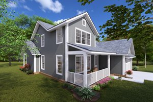 Exterior - Other Elevation 1 for Cottage House Plan #513-2231 - 4 bed, 2.5 bath