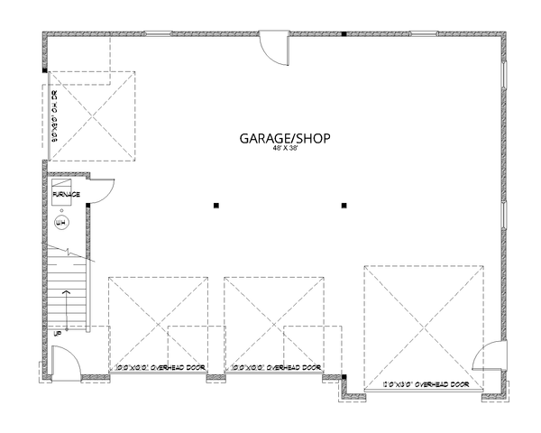 Craftsman Floor Plan - Main Floor Plan #112-188