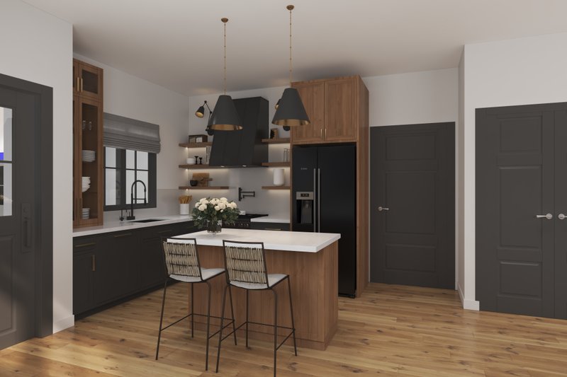 House Blueprint - Interior - Kitchen for Barndominium House Plan #1070-270 - 1 bed, 1 bath