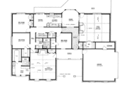 Modern Style House Plan - 3 Beds 2 Baths 2170 Sq/Ft Plan #36-389 