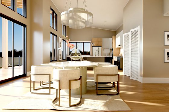 Interior - Dining Room 2 for Modern House Plan #1064-323 - 3 bed, 2 bath