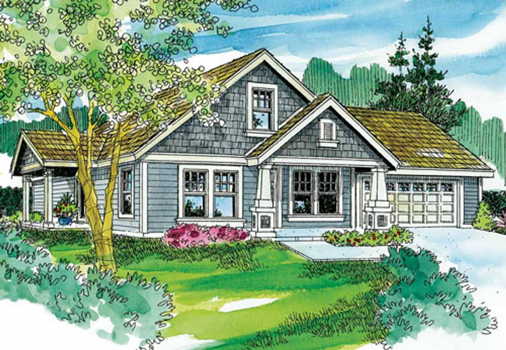 Craftsman Style House Plan 3 Beds 2 Baths 1436 Sq Ft 