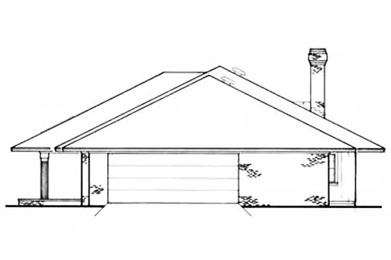 Home Plan - Right Side Elevation