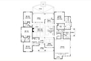 European Style House Plan - 4 Beds 3.5 Baths 3060 Sq/Ft Plan #929-1161 