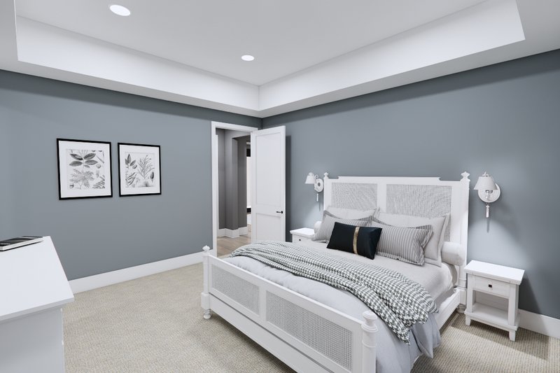 Home Plan - Interior - Master Bedroom for Farmhouse House Plan #51-1235 - 3 bed, 3.5 bath