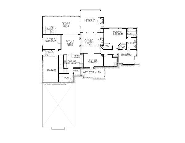 House Blueprint - Craftsman Floor Plan - Other Floor Plan #54-436
