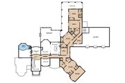 Mediterranean Style House Plan - 5 Beds 9 Baths 8160 Sq/Ft Plan #923-41 