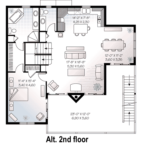 Beach Floor Plan - Other Floor Plan #23-507