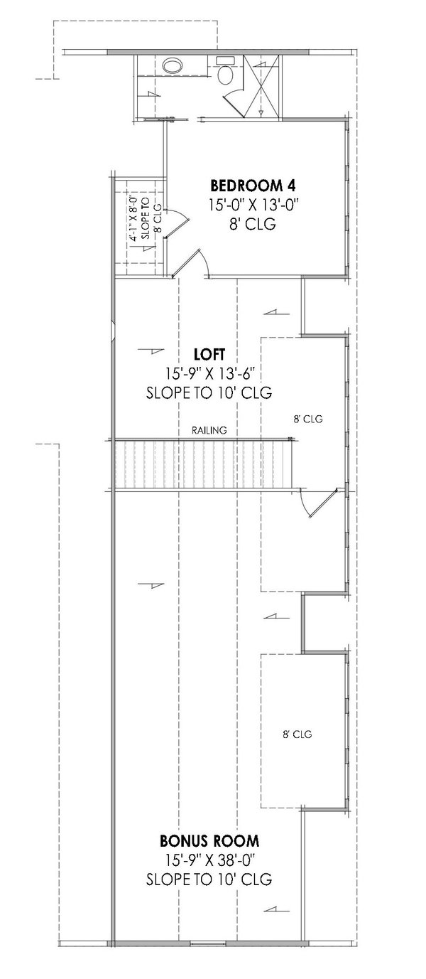 Dream House Plan - Modern Floor Plan - Upper Floor Plan #1096-13