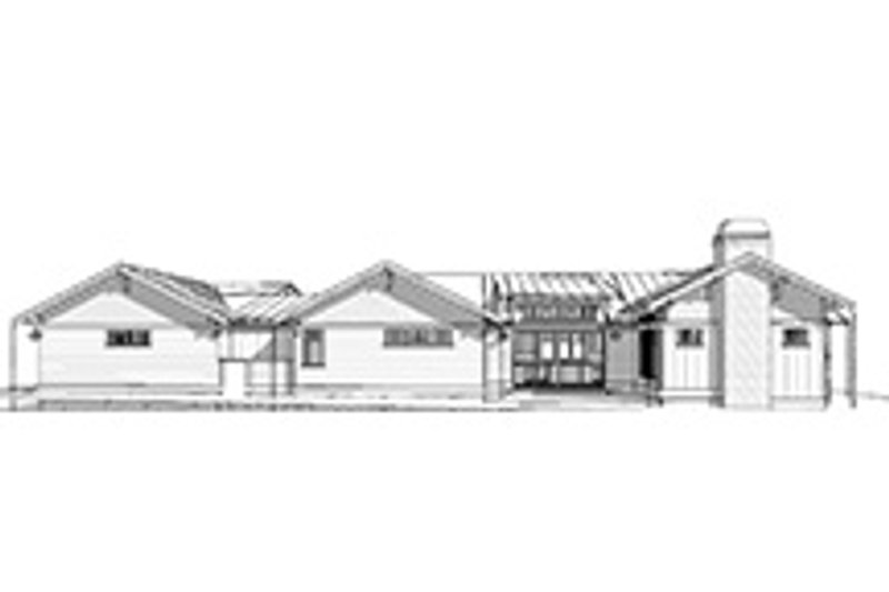 Architectural House Design - Exterior - Other Elevation 1 for Craftsman House Plan #895-163 - 3 bed, 2 bath