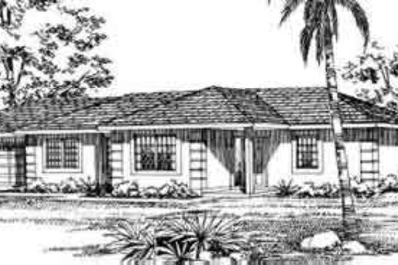 Home Plan - Traditional Exterior - Front Elevation Plan #72-473