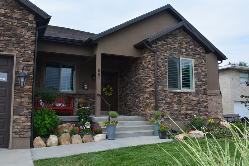Dream House Plan - Exterior - Front Elevation 5 for Ranch House Plan #1060-43 - 2 bed, 2.5 bath