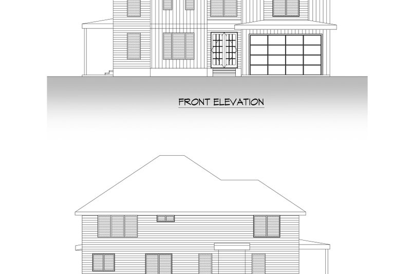 Dream House Plan - Exterior - Other Elevation 2 for Contemporary House Plan #1066-204 - 5 bed, 3 bath