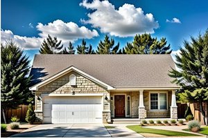 Dream House Plan - Cottage Exterior - Front Elevation Plan #58-104