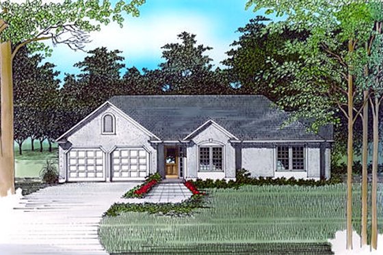 Exterior - Other Elevation 1 for Craftsman House Plan #56-576 - 4 bed, 2.5 bath